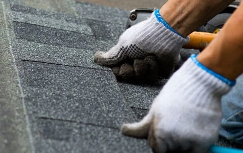 The certified technicians at Volpe Enterprises, Inc. perform roof repair services.