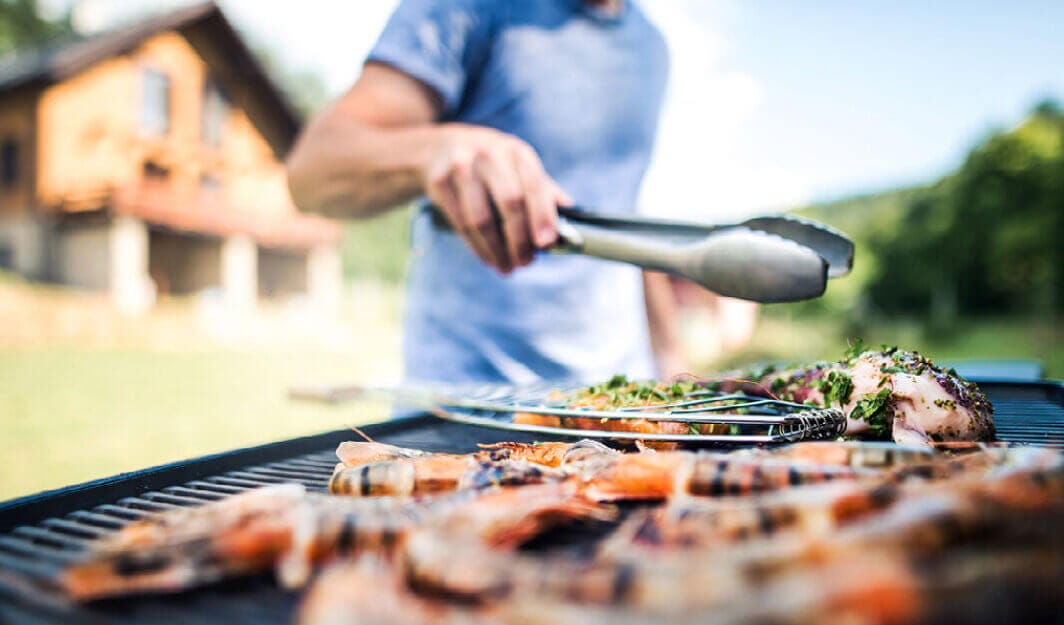 Grilling too close to your home can cause damage