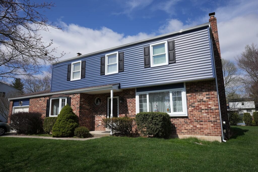 CertainTeed vinyl siding installed in a norristown PA home