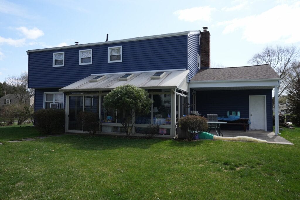 CertainTeed vinyl siding installed in a norristown PA home
